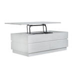 Lift Top Storage Cocktail Table w/Casters