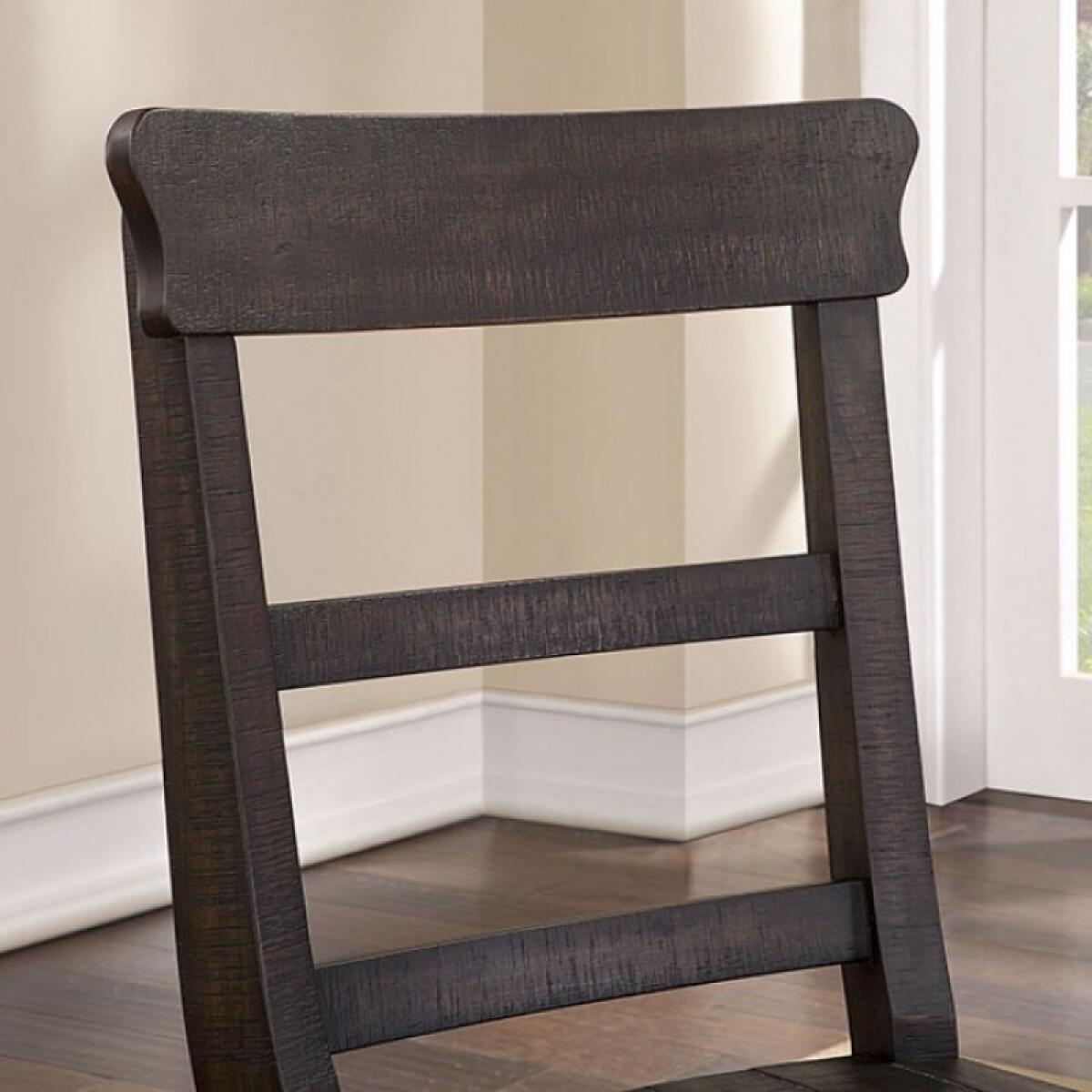 Leonidas Side Chair (2/Box) Chairs & Benches Antique Black 7