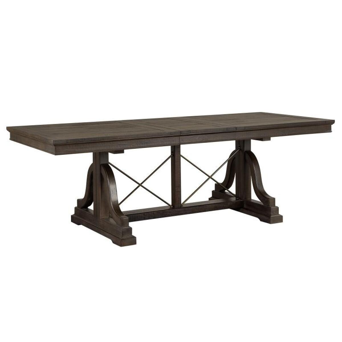 Westley D4399-25T Wood Trestle Dining Table Top SU - Image 2