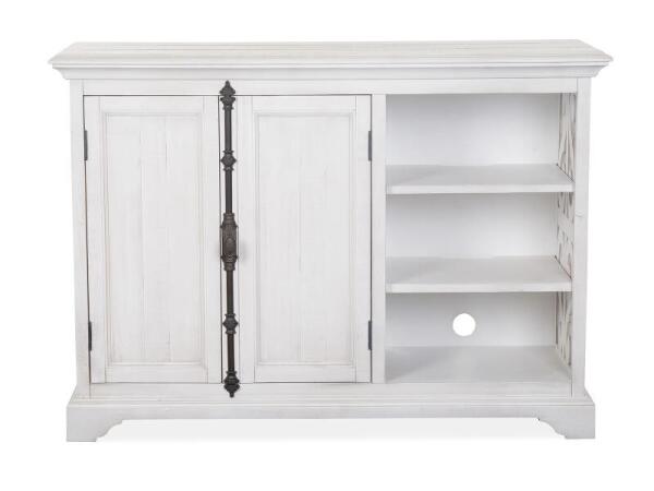 Bronwyn Printer Stand Desks Alabaster, Toasted Nutmeg