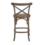 Bentwood Counter Stool W/ Metal Back - Image 3