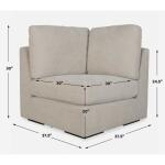 Refuge Sofa, Corner, Sand - Image 9