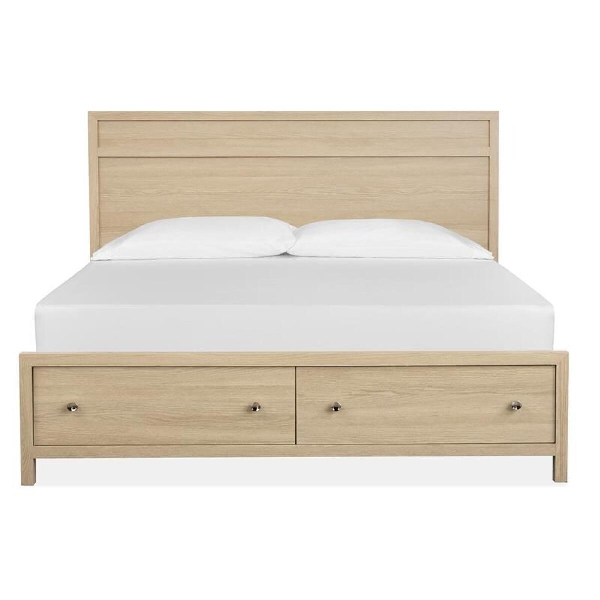60f229aecd1c46147d4af767c5df7700 Merrifield B5906-54SF Wood Queen Panel Bed Storage Footboard KD - Image 1