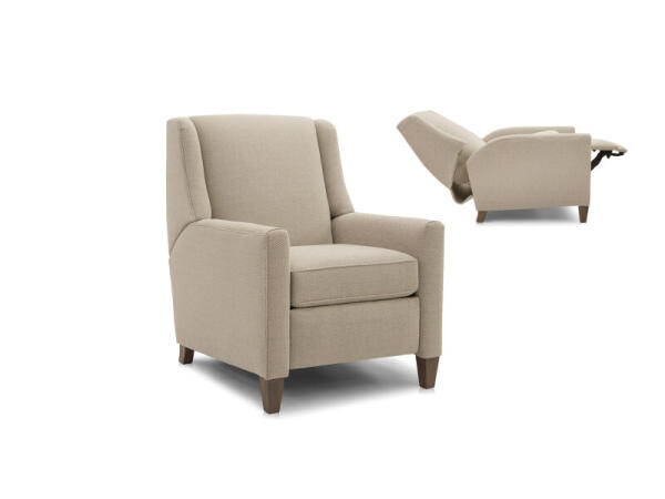 Pressback Reclining Chair 748-33 Recliners Cream