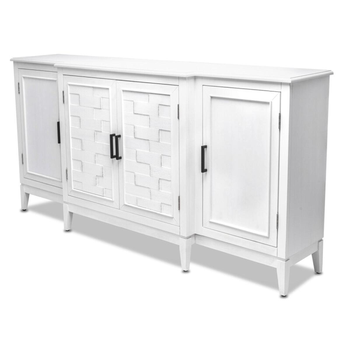 Siesta Key 4-door Credenza Entertainment Stands Entertainment Stands 4