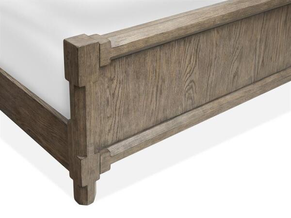 Claremont Complete Queen Panel Bed w/Upholstered Headboard - Image 4