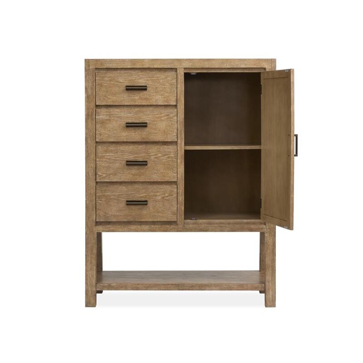 Plum Creek – LT. Brown Door Chest Chests Brown 5