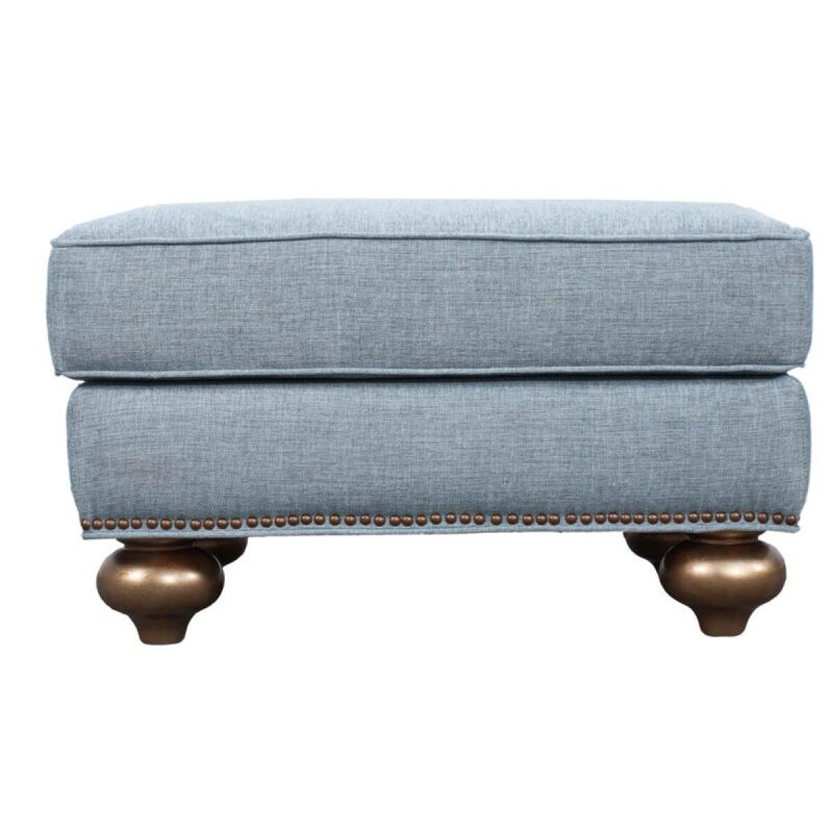 622f4594a2c96fd9da8cdeee702e53bb Janie U3446-63-031 Aqua Ottoman - Image 1