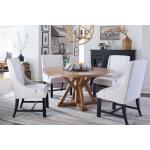Complete Round Pedestal Table Natural Hickory TY656-030K - Image 3