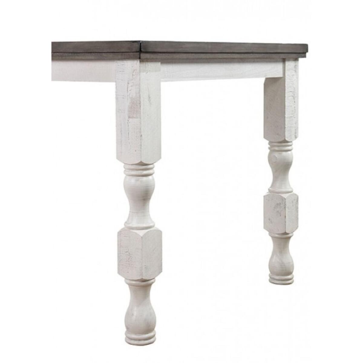 Calabria 7 Pc Counter Ht Table Set Dining Tables Antique White/Gray 8