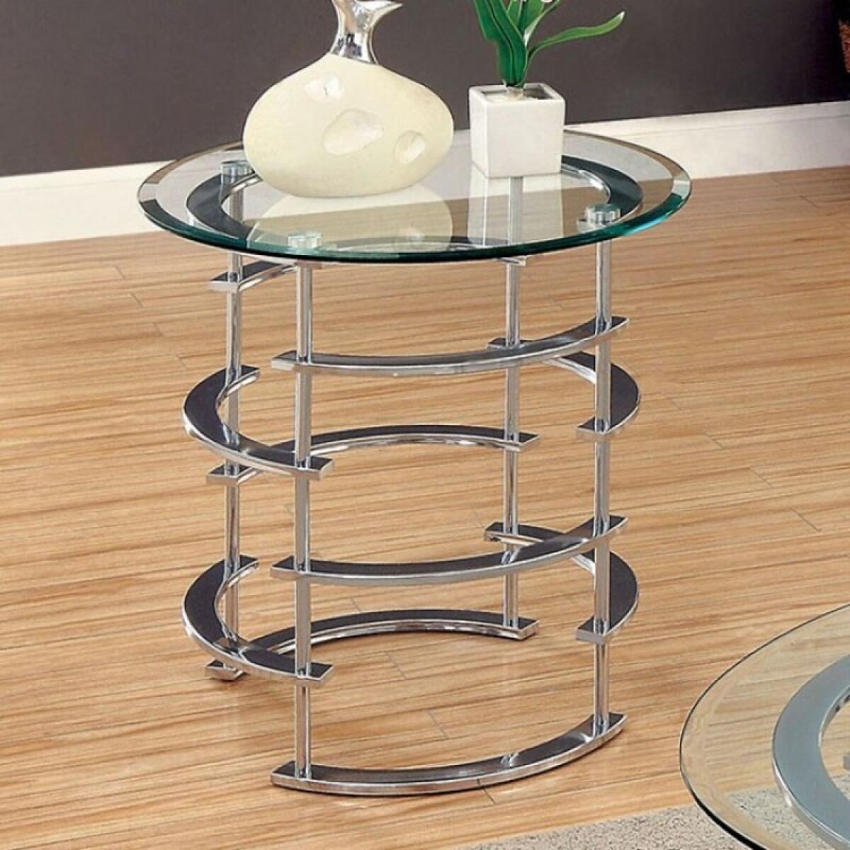 Clonmel End Table, Chrome - Image 2
