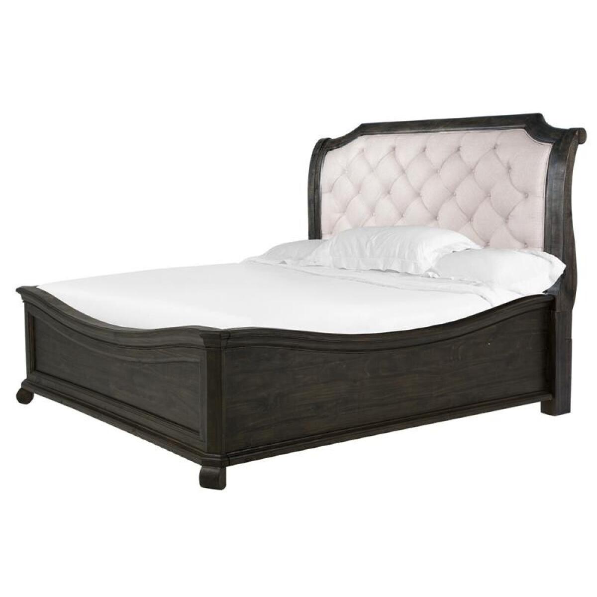 Bellamy Complete King Sleigh Bed w/Shaped Footboard Beds Beds 5