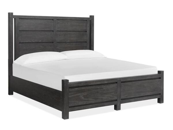 Plum B5990-64 Complete King Panel Bed - Image 3