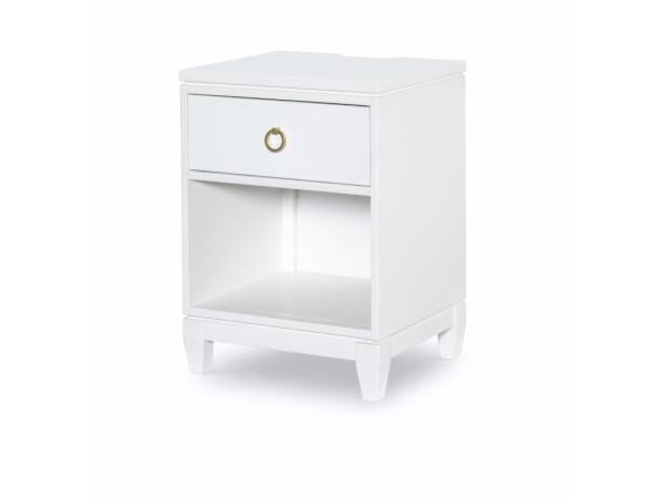 Open Nightstand White Finish Nightstands Legacy Classic Furniture