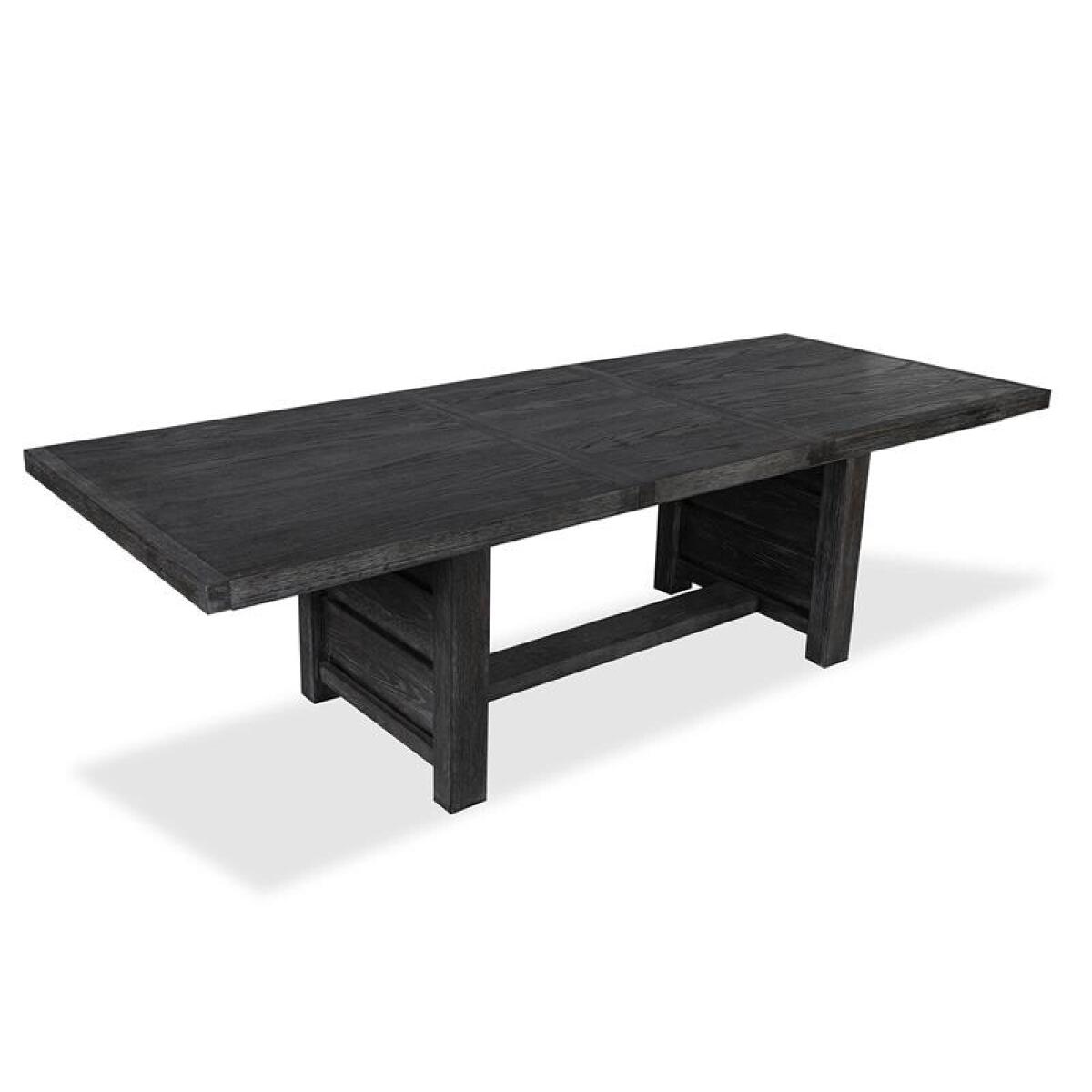 Plum Creek - Black Trestle Dining Table - Image 3