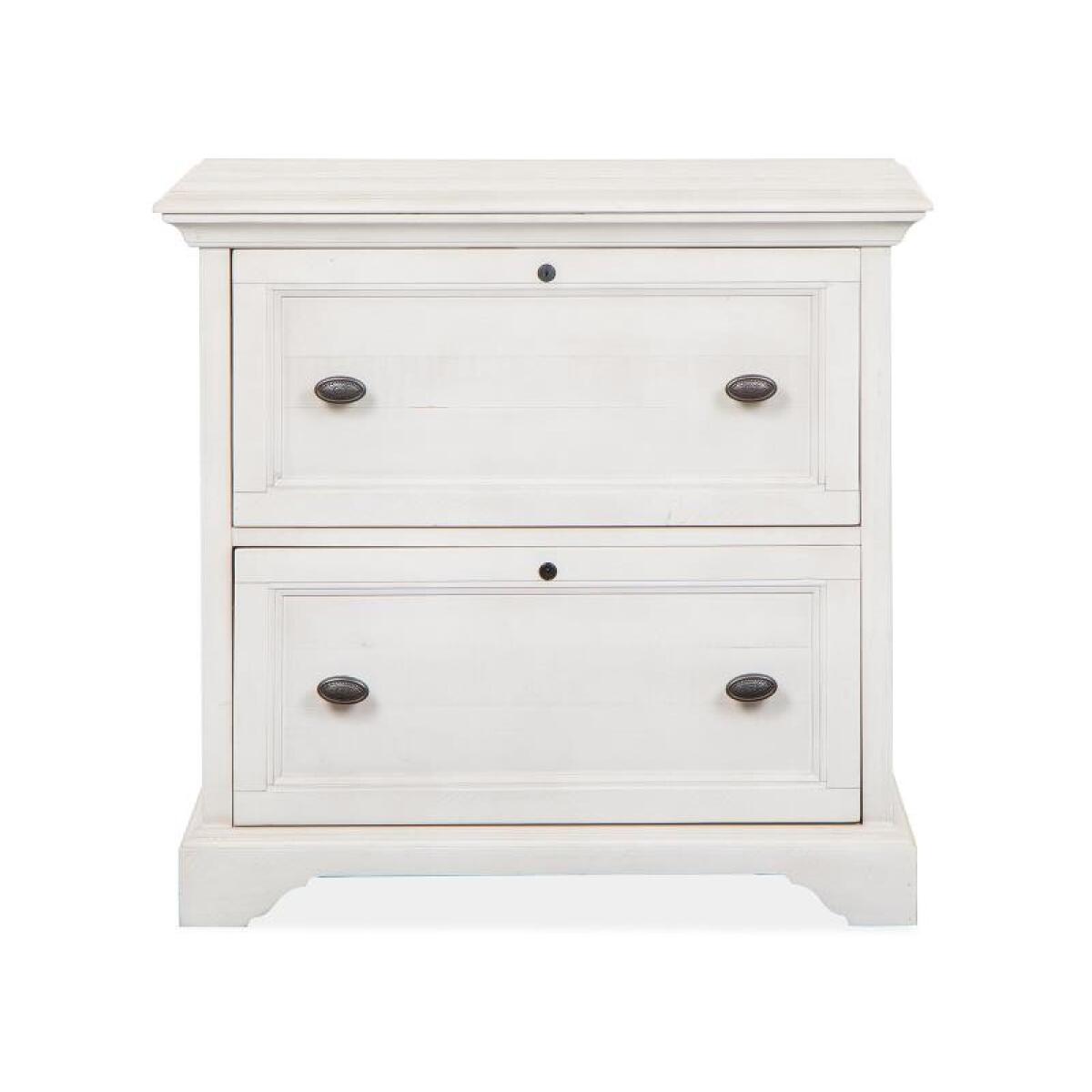 Bronwyn Lateral File Office Storage Alabaster, Toasted Nutmeg 4