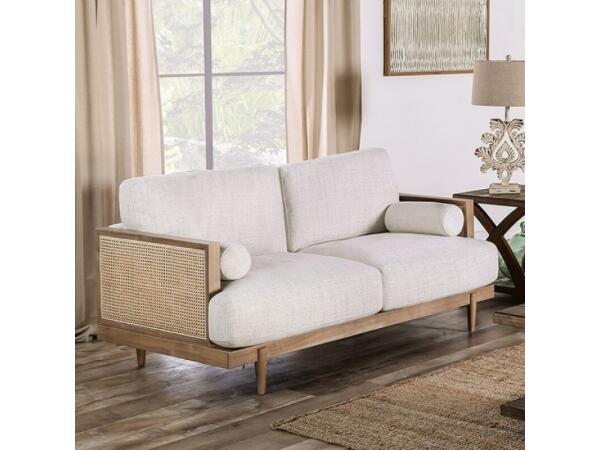 Alesund Loveseat Loveseats Beige/Light Oak