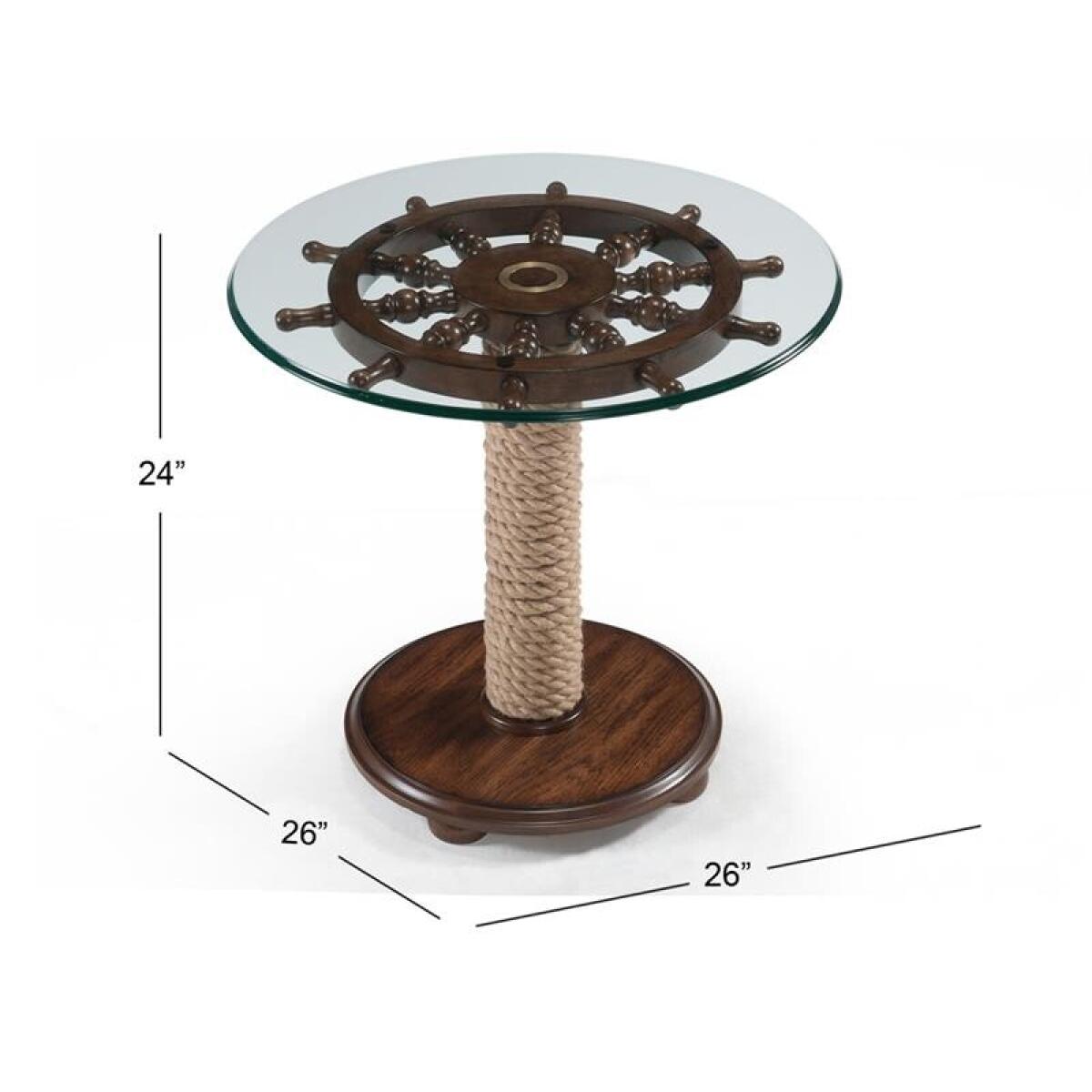 Beaufort Round Accent End Table - Image 3