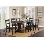 Leonidas Side Chair (2/Box) Chairs & Benches Antique Black 10