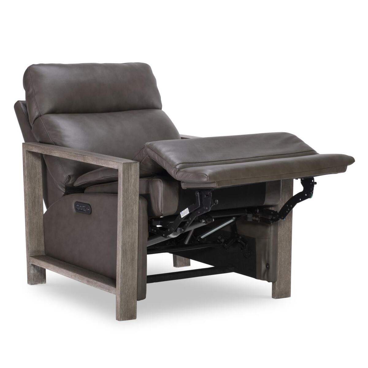 Wood Arm Recliner - Image 4