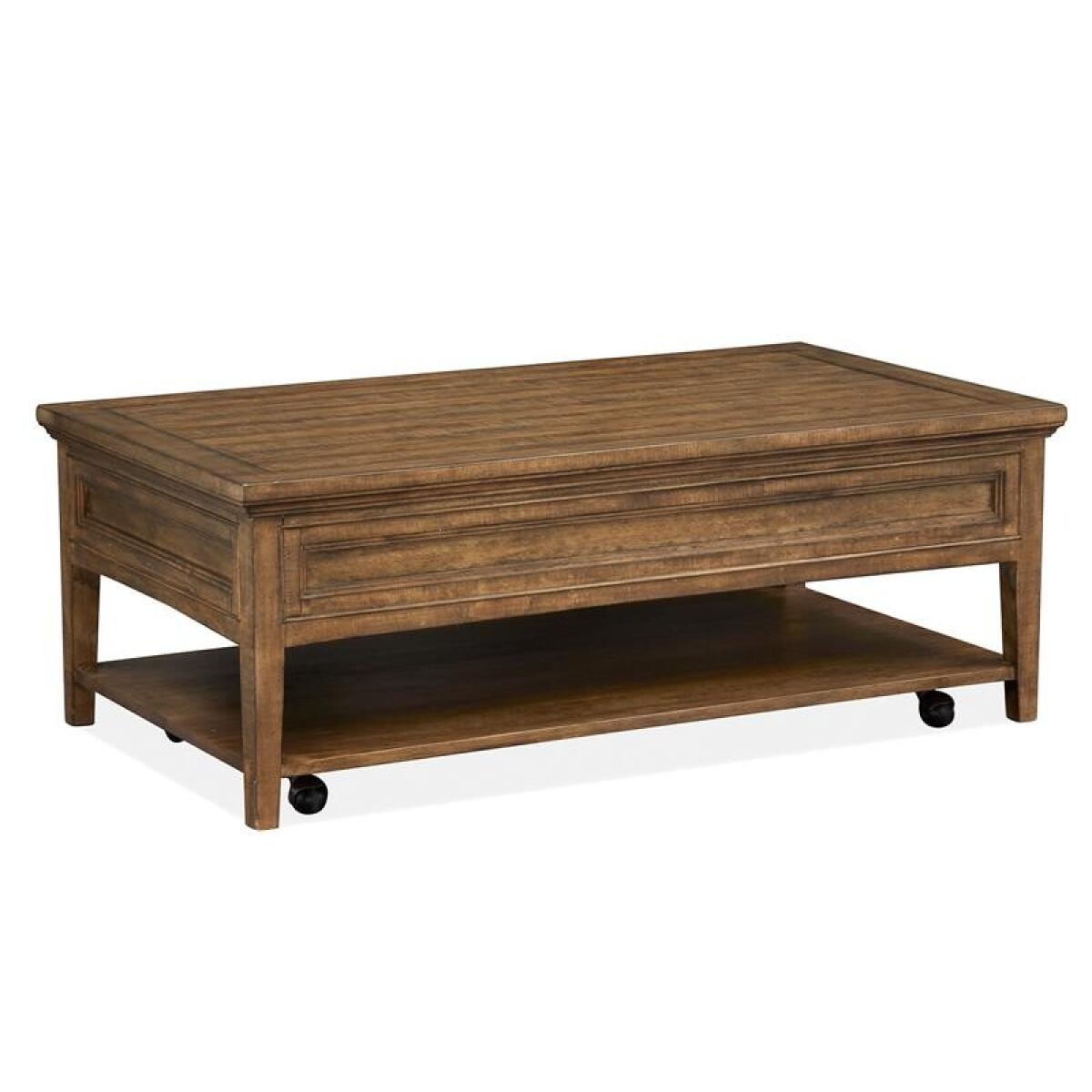 Bay Creek Rectangular Cocktail Table w/Casters - Image 11