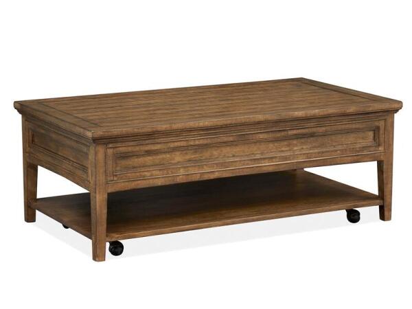 Bay Creek Rectangular Cocktail Table w/Casters - Image 11