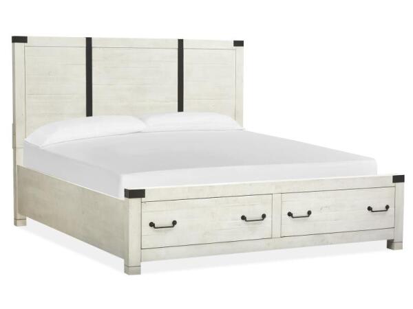 Chesters B5405-65 Complete King Panel Storage Bed - Image 4
