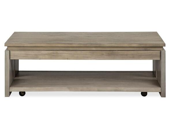 Conrad Rect. Lift Top Storage Cocktail Table w/Casters - Image 7