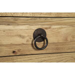 Large Old Elm Sideboard Dining Storage Brown 11