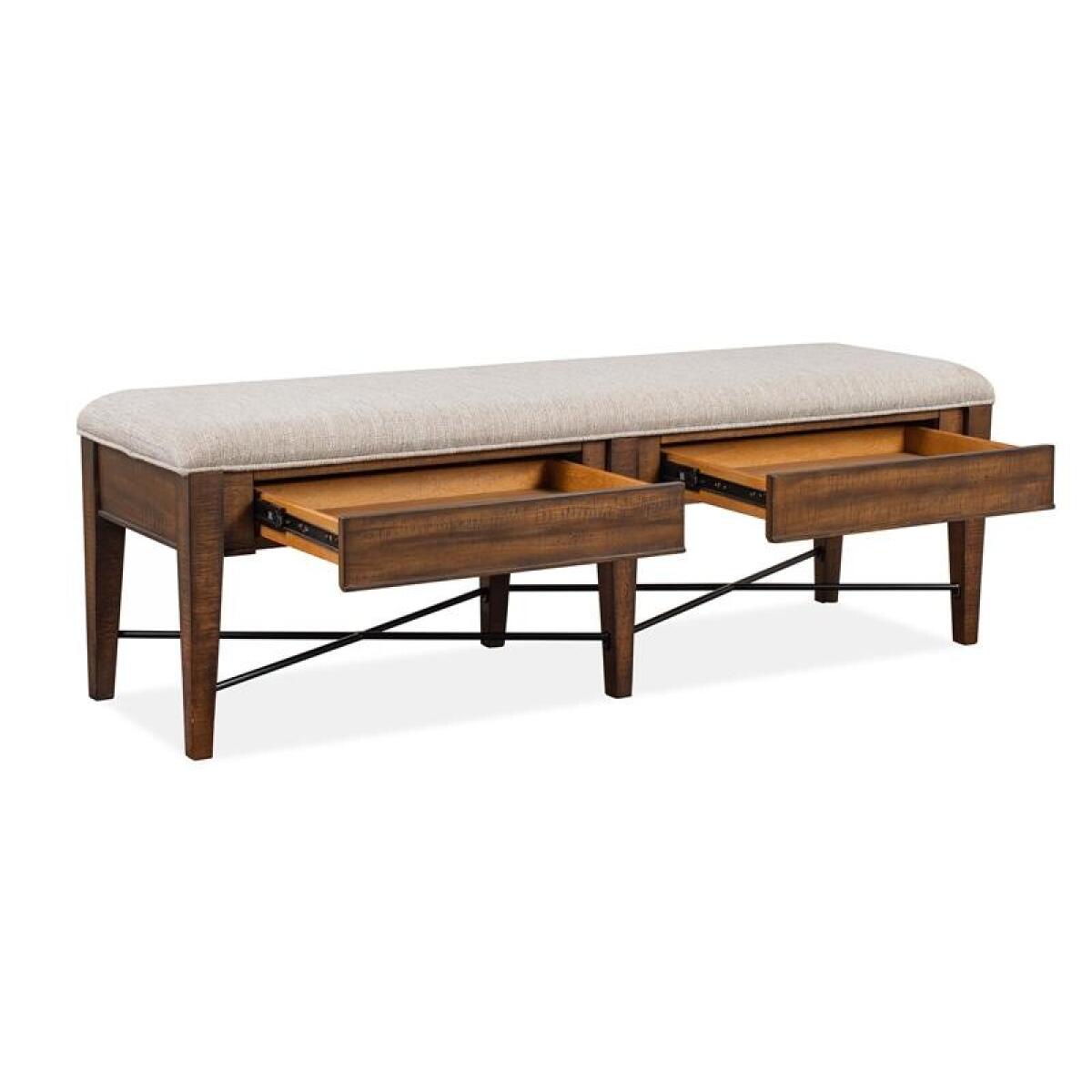 Bay D4398-68 Bench w/Upholstered Seat - Image 6