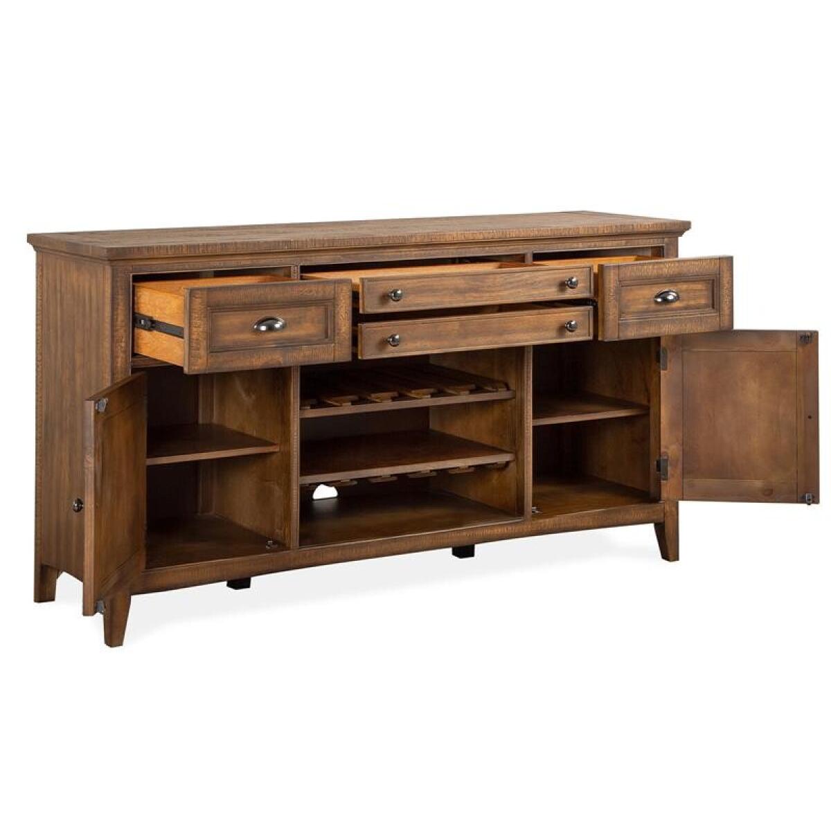 Bay Creek Buffet Dining Storage Brown 13
