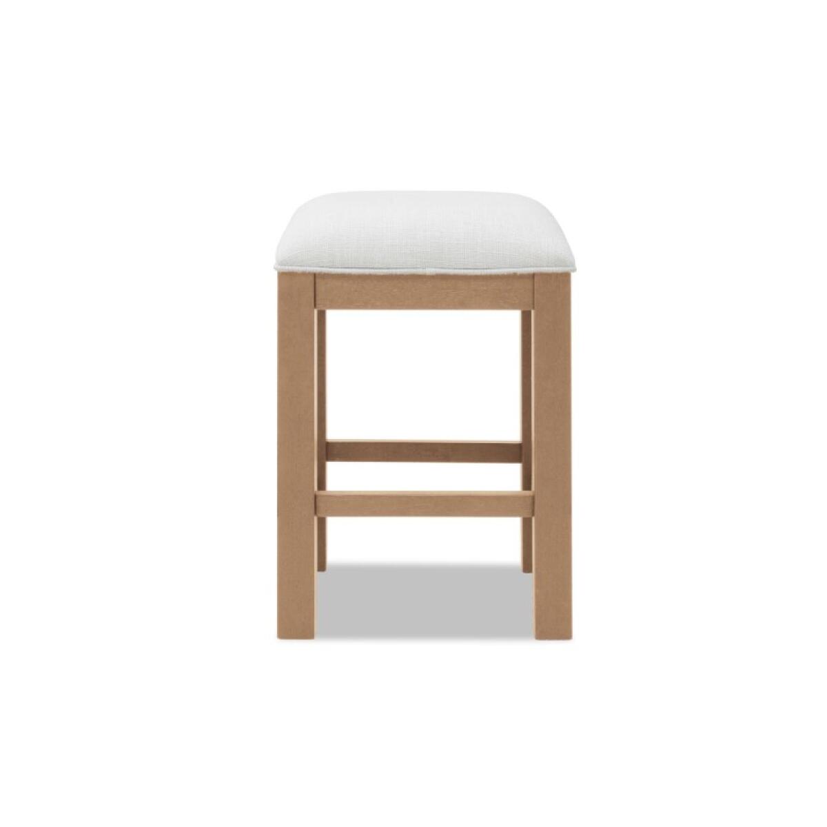 Upholstred Backless Counter Stool - Image 3