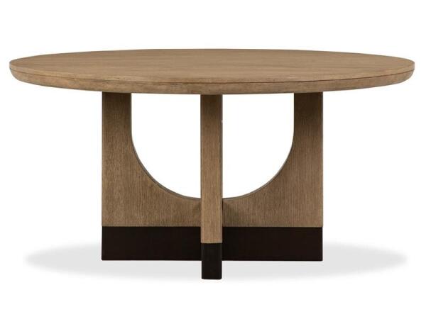 Tristan - LT. Brown 60" Round Dining Table - Image 5