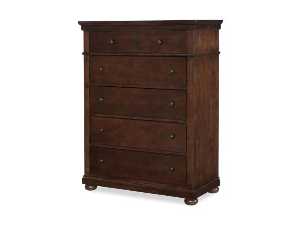 Drawer Chest Cherry Finish Youth Chests Brown