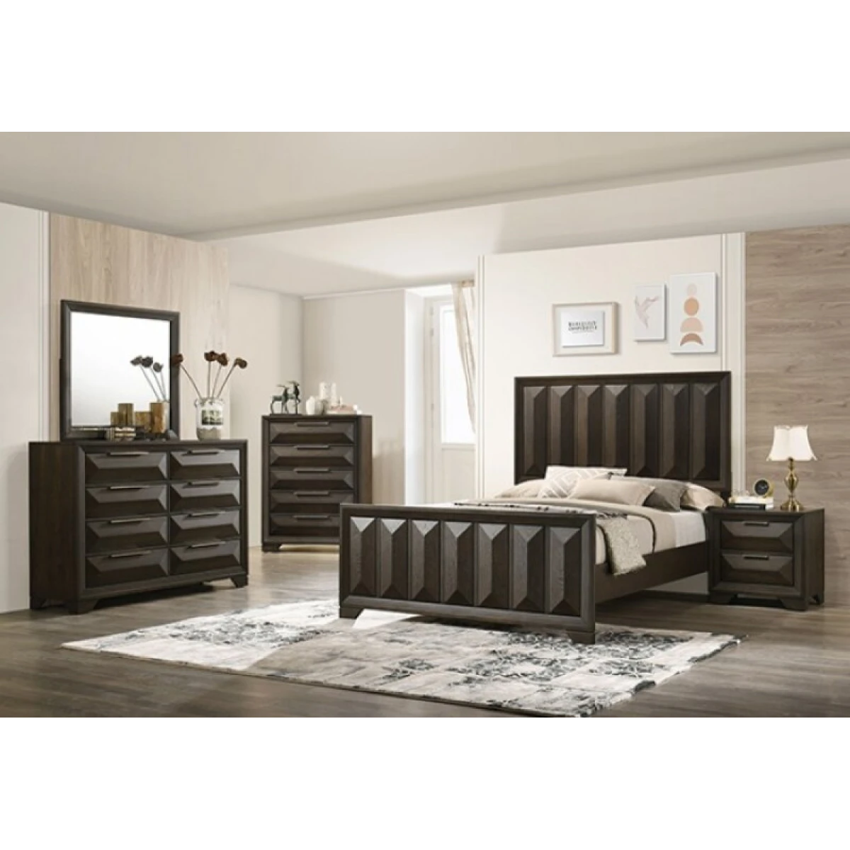 Hexham 5 Pc Queen Bedroom Set - Image 2