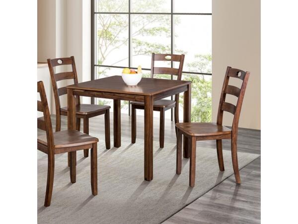 Lubbock 5 Pc. Dining Table Set Dining Sets Brown