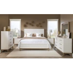 Complete Sculpted Panel Bed Queen 5/0 Beds Beds 17