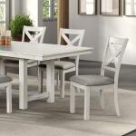 Losone 7 Pc Dining Table Set Dining Sets Brown 2
