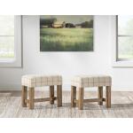 Upholstered Stool Barstools Barnwood Oak 11