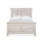 Newport Wood Queen Shutter Panel Bed Footboard SU