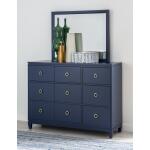 Mirror Blue Finish Bedroom Mirrors Blue 10