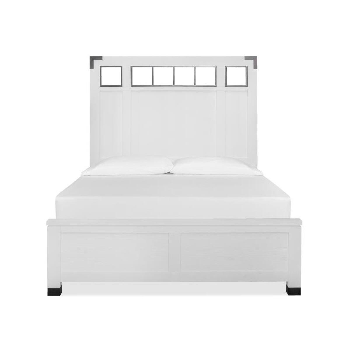 67582f8d3924c01301f8da9870f2b6d4 Harper B5321-58H Wood Queen Panel Bed Metal/Wood Headboard KD - Image 1