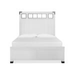 Harper B5321-58H Wood Queen Panel Bed Metal/Wood Headboard KD