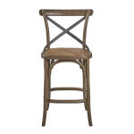 Bentwood Counter Stool W/ Metal Back - Image 5
