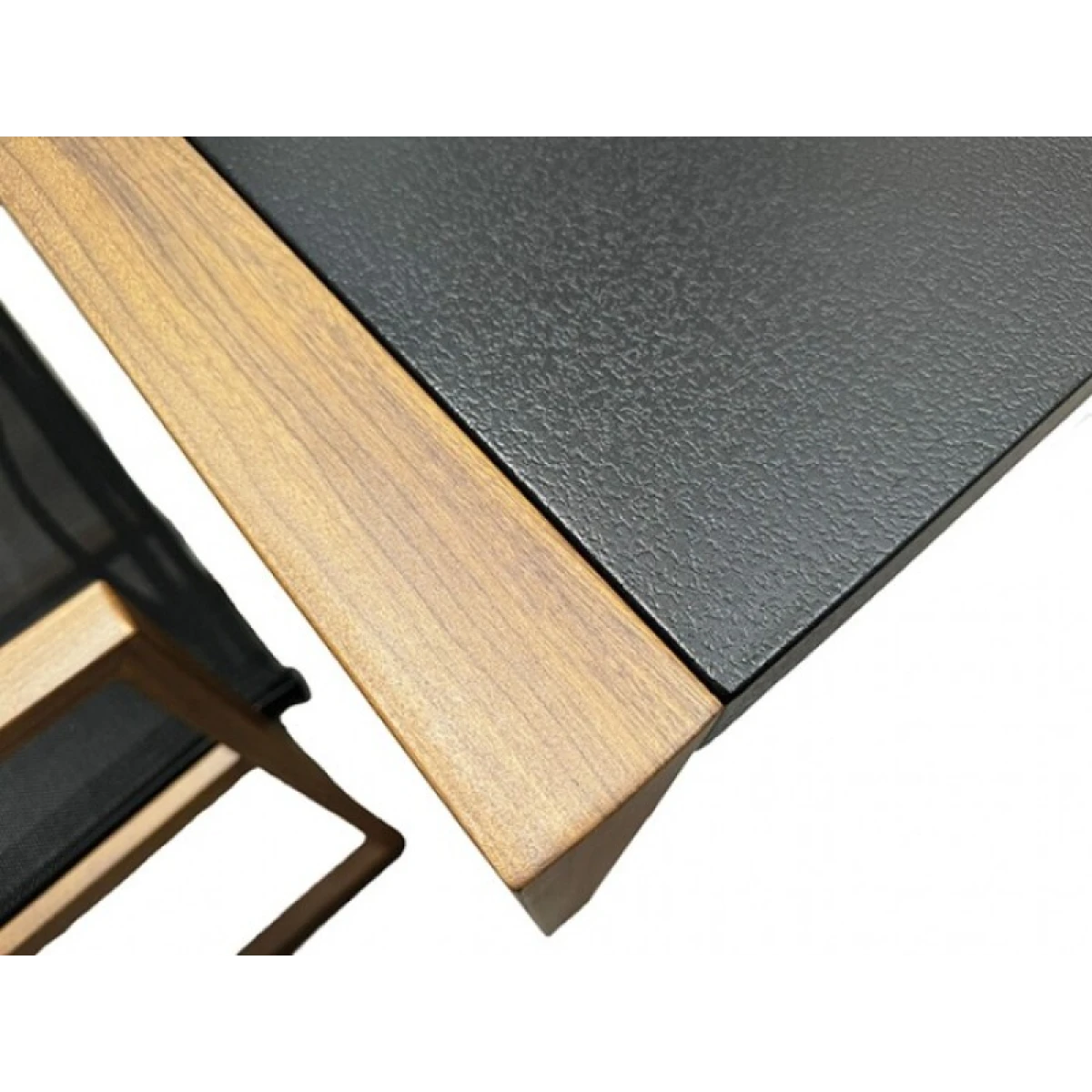 Oswego 8 Pc. Outdoor Dining Set Outdoor Sets Black/Natural 9