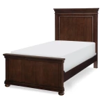Complete Panel Full Bed Cherry Finish Youth Beds Brown
