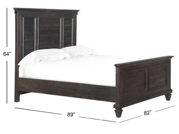 Calistoga B2590-65 King Shutter Panel Bed - Image 4