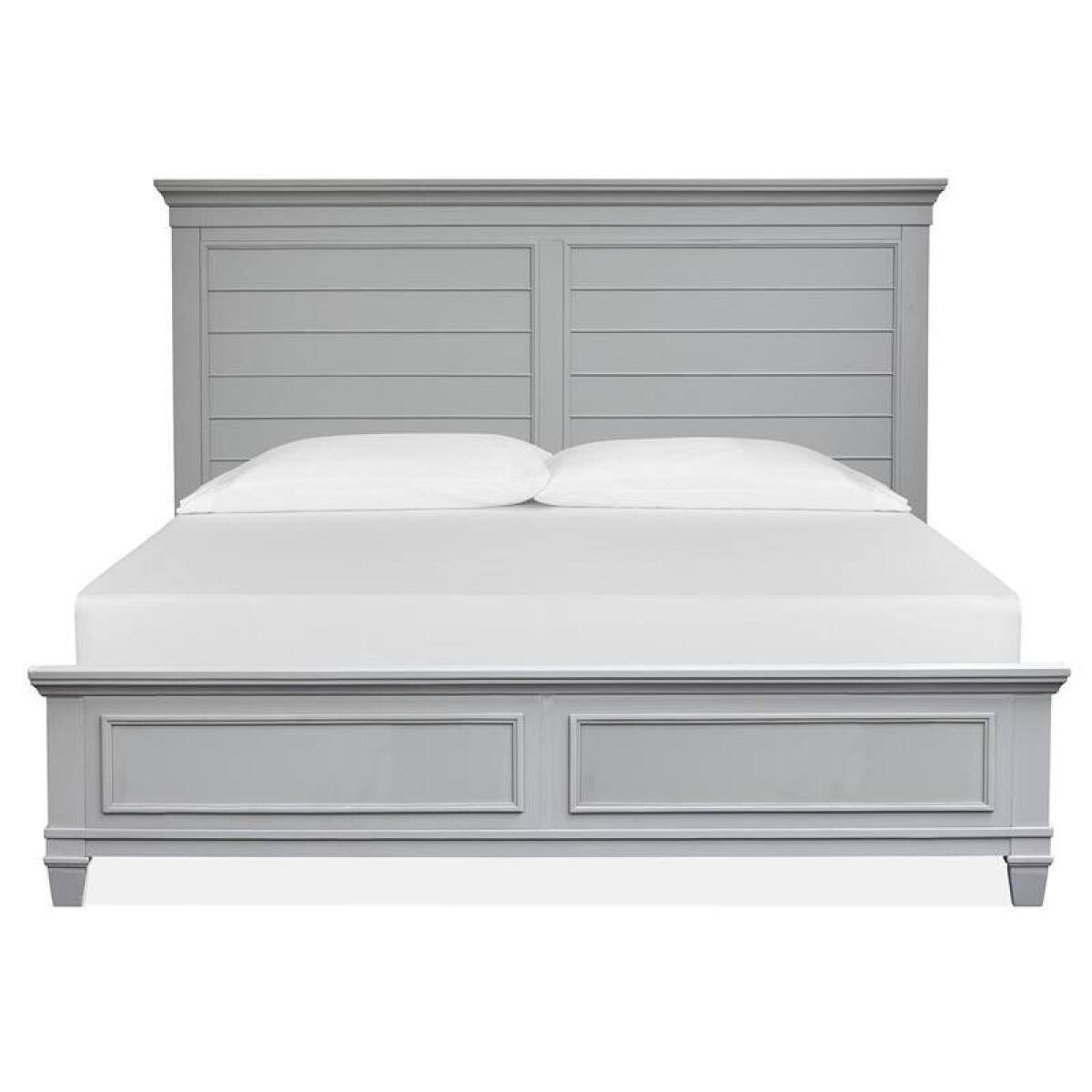 Charleston Wood King Panel Bed Footboard – Grey SU Bed Parts Bed Parts 4
