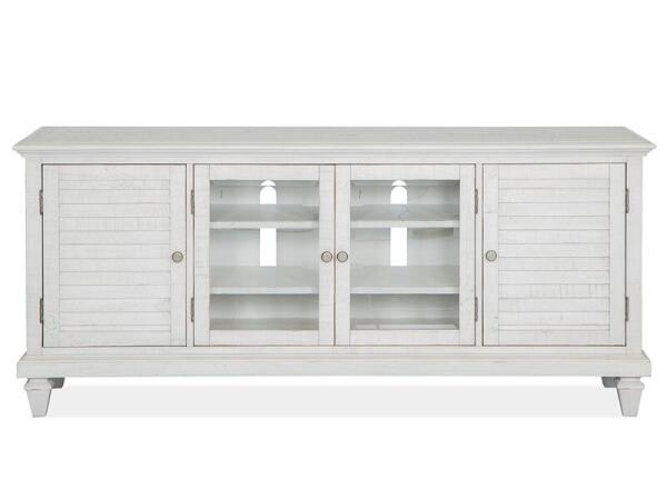 Newport Console Entertainment Stands Alabaster