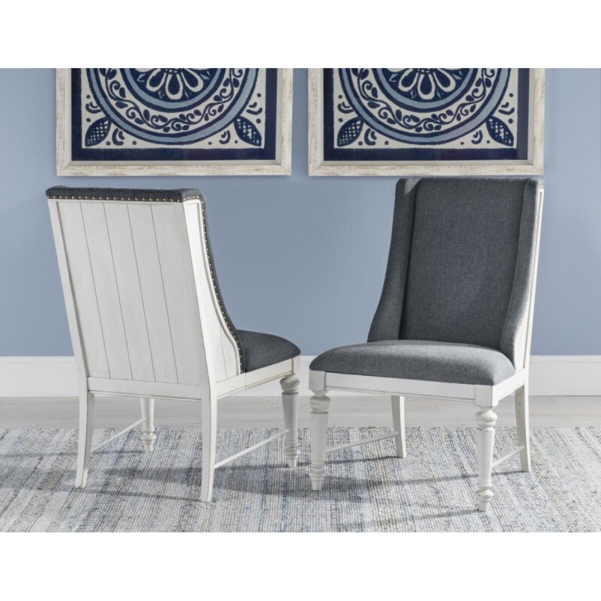 Host Chair Chairs & Benches Aged White 9